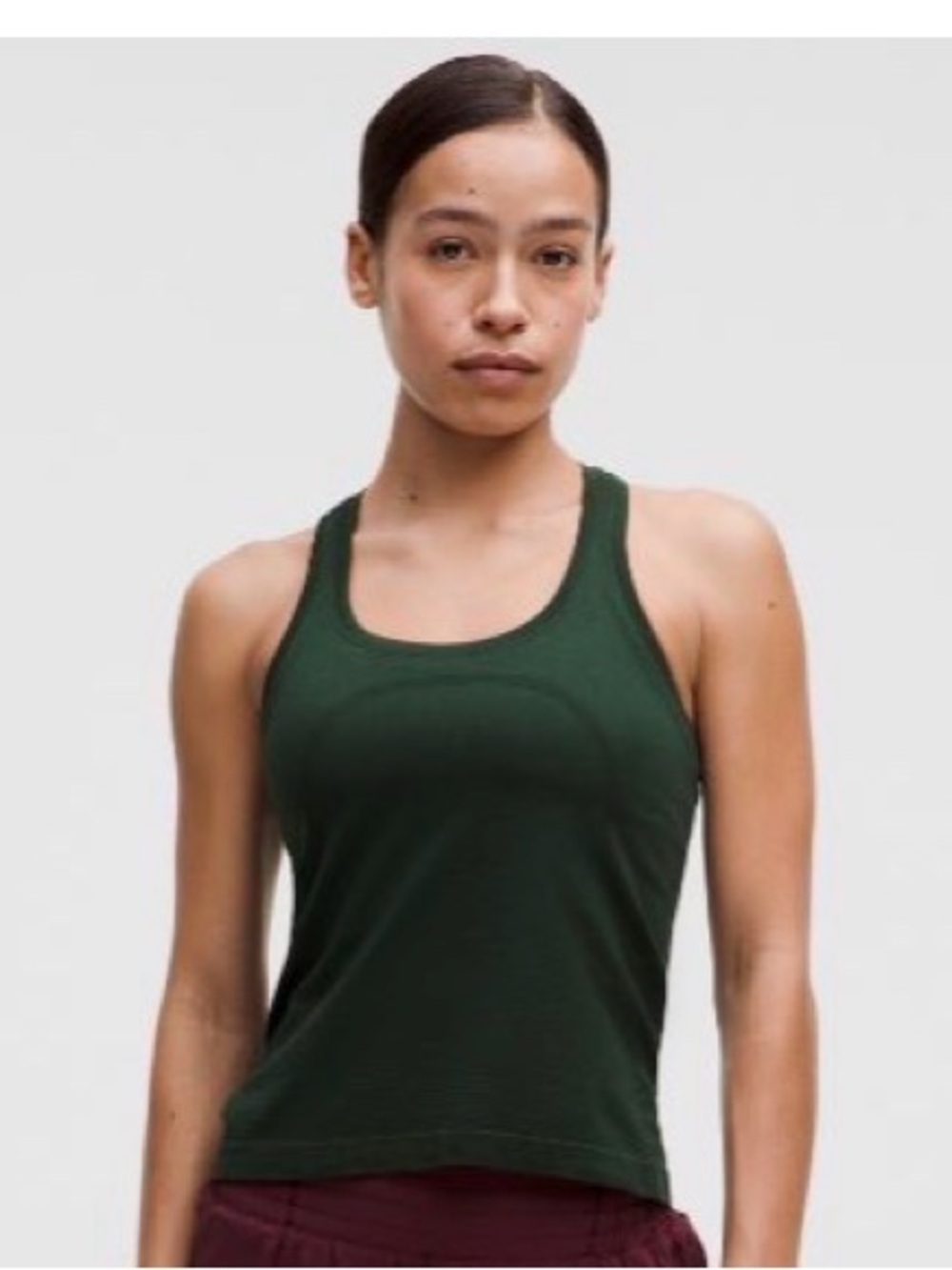 🍋 Lululemon Swiftly Tech Scoopneck Tank 2.0 Race length Rainforest green sz 10